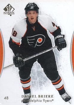 #1 Daniel Briere - Philadelphia Flyers - 2007-08 SP Authentic Hockey