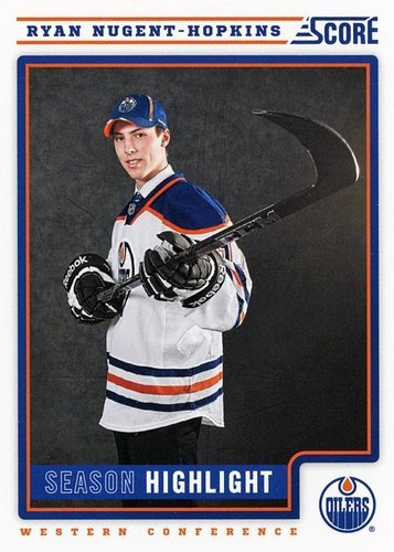#1 Ryan Nugent-Hopkins - Edmonton Oilers - 2012-13 Score Hockey