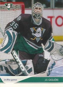 #1 Jean-Sebastien Giguere - Anaheim Mighty Ducks - 2003-04 In The Game Toronto Star Hockey