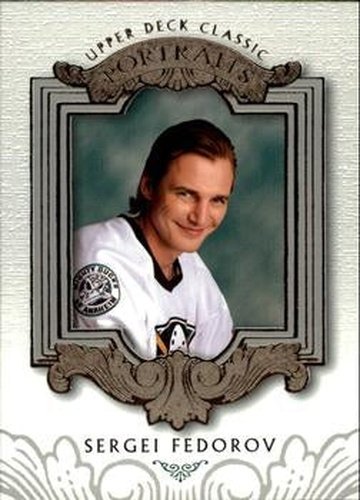 #1 Sergei Fedorov - Anaheim Mighty Ducks - 2003-04 Upper Deck Classic Portraits Hockey