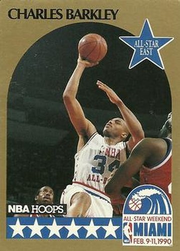 #1 Charles Barkley - Philadelphia 76ers - 1990-91 Hoops Basketball