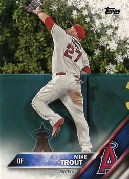 #HMW1 Mike Trout - Los Angeles Angels - 2016 Topps Holiday Baseball