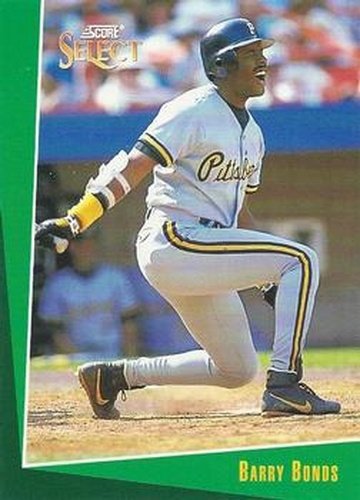 #1 Barry Bonds - Pittsburgh Pirates - 1993 Select Baseball