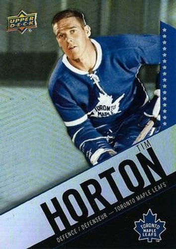 #1 Tim Horton - Toronto Maple Leafs - 2015-16 Upper Deck Tim Hortons Hockey