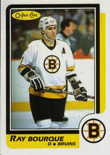 #1 Ray Bourque - Boston Bruins - 1986-87 O-Pee-Chee Hockey