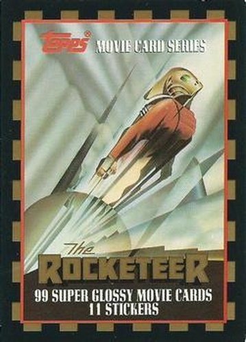 #1 Rocketing to the Screen - 1991 Topps The Rocketeer