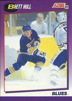 #1 Brett Hull - St. Louis Blues - 1991-92 Score American Hockey