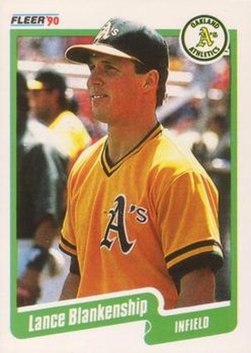 #1 Lance Blankenship - Oakland Athletics - 1990 Fleer USA Baseball