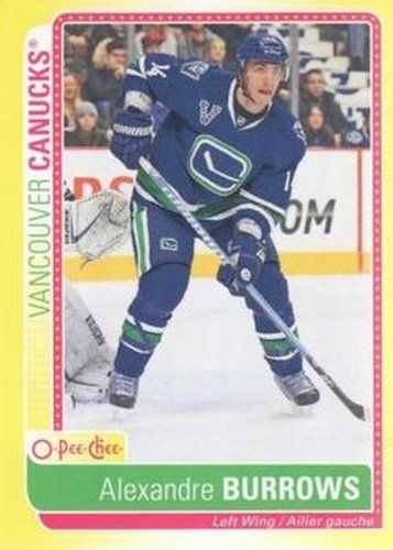 #S-AB Alexandre Burrows - Vancouver Canucks - 2013-14 O-Pee-Chee Hockey - Stickers