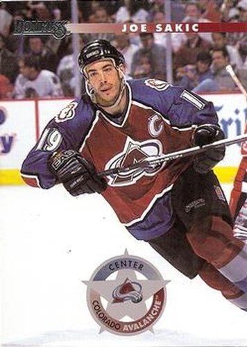 #1 Joe Sakic - Colorado Avalanche - 1996-97 Donruss Hockey