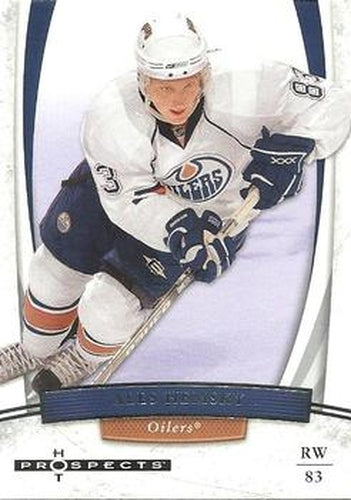 #1 Ales Hemsky - Edmonton Oilers - 2007-08 Fleer Hot Prospects Hockey