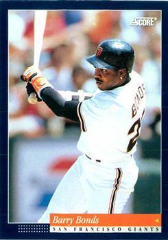 #1 Barry Bonds - San Francisco Giants -1994 Score Baseball