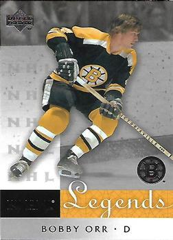 #1 Bobby Orr - Boston Bruins - 2001-02 Upper Deck Legends Hockey