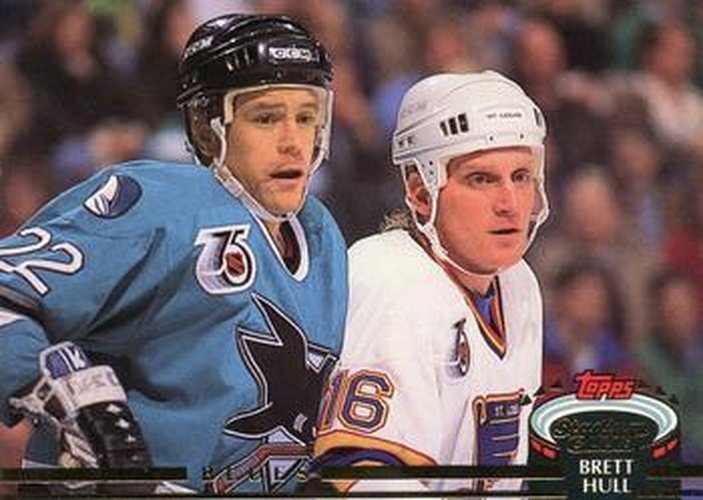 #1 Brett Hull - St. Louis Blues - 1992-93 Stadium Club Hockey