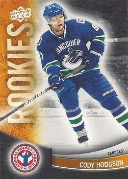 #1 Cody Hodgson - Vancouver Canucks - 2012 Upper Deck National Hockey Card Day Canada Hockey