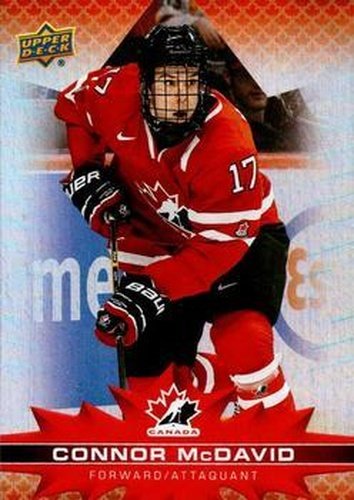 #1 Connor McDavid - Canada - 2021-22 Upper Deck Tim Hortons Team Canada Hockey