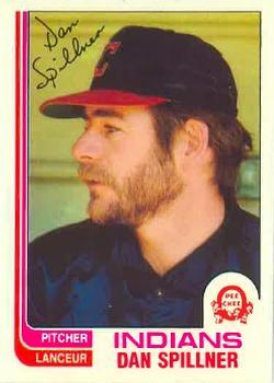 #1 Dan Spillner - Cleveland Indians - 1982 O-Pee-Chee Baseball