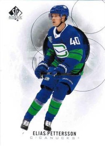 #1 Elias Pettersson - Vancouver Canucks - 2020-21 SP Authentic Hockey