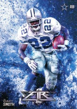 #1 Emmitt Smith - Dallas Cowboys - 2014 Topps Fire Football