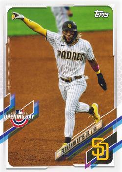 #1 Fernando Tatis Jr. - San Diego Padres - 2021 Topps Opening Day Baseball