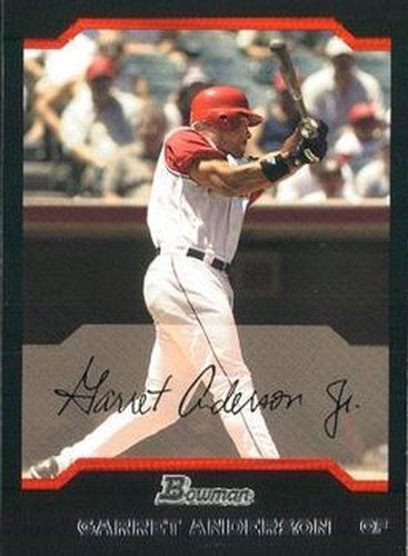 #1 Garret Anderson - Anaheim Angels - 2004 Bowman Baseball