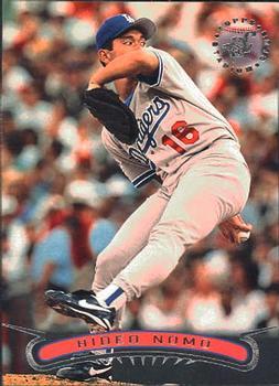 #1 Hideo Nomo - Los Angeles Dodgers - 1996 Stadium Club Baseball