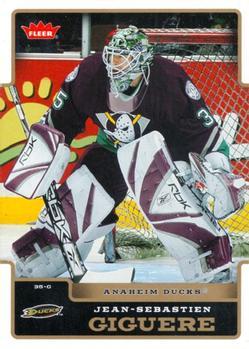 #1 Jean-Sebastien Giguere - Anaheim Ducks - 2006-07 Fleer Hockey