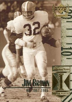 #1 Jim Brown - Cleveland Browns - 1999 Upper Deck Century Legends Football