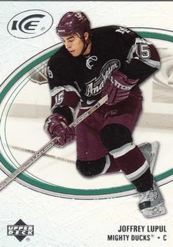 #1 Joffrey Lupul - Anaheim Mighty Ducks - 2005-06 Upper Deck Ice Hockey