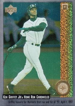 #1 Ken Griffey Jr. - Seattle Mariners - 1998 Upper Deck - Ken Griffey Jr.'s Home Run Chronicles Baseball