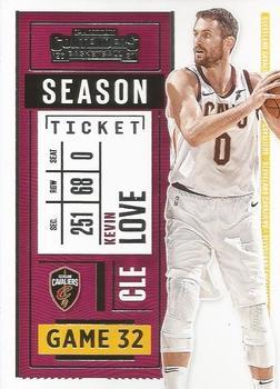 #1 Kevin Love - Cleveland Cavaliers - 2020-21 Panini Contenders Basketball
