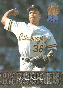 #1 Kevin Young - Pittsburgh Pirates - 1993 Leaf Baseball - Gold Leaf Rookies