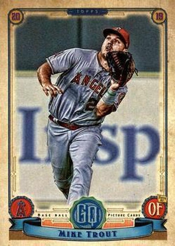 #1 Mike Trout - Los Angeles Angels - 2019 Topps Gypsy Queen Baseball