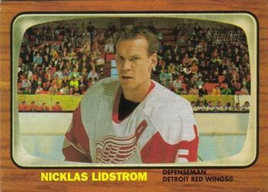 #1 Nicklas Lidstrom - Detroit Red Wings - 2002-03 Topps Heritage Hockey