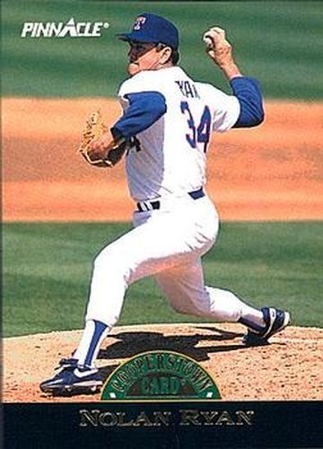 #1 Nolan Ryan - Texas Rangers - 1993 Pinnacle Cooperstown Baseball
