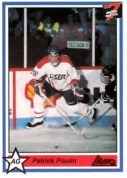 #1 Patrick Poulin - Saint-Hyacinthe Laser - 1990-91 7th Inning Sketch QMJHL Hockey