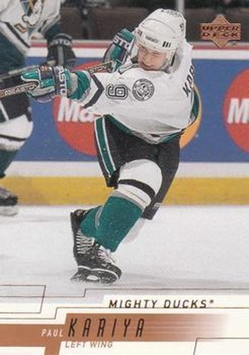 #1 Paul Kariya - Anaheim Mighty Ducks - 2000-01 Upper Deck Hockey