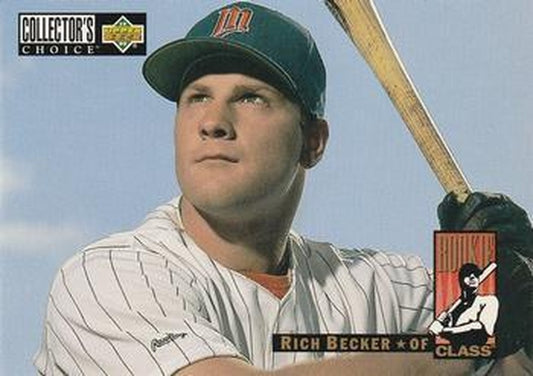 #1 Rich Becker - Minnesota Twins - 1994 Collector's Choice Baseball