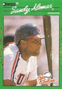 #1 Sandy Alomar - Cleveland Indians - 1990 Donruss The Rookies Baseball