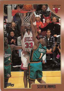 #1 Scottie Pippen - Chicago Bulls - 1998-99 Topps Basketball