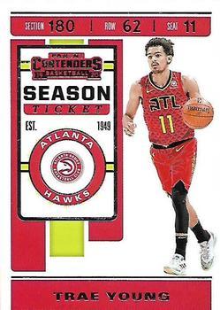 #1 Trae Young - Atlanta Hawks - 2019-20 Panini Contenders Basketball