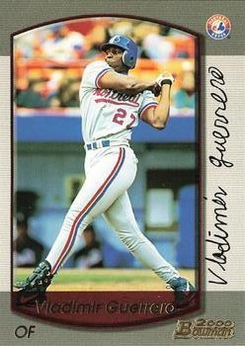 #1 Vladimir Guerrero - Montreal Expos - 2000 Bowman Baseball