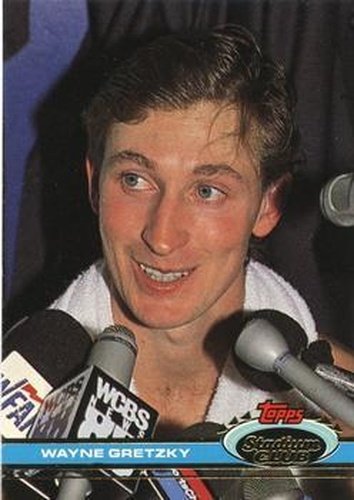 #1 Wayne Gretzky - Los Angeles Kings - 1991-92 Stadium Club Hockey