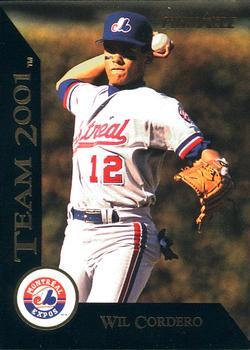 #1 Wil Cordero - Montreal Expos - 1993 Pinnacle - Team 2001 Baseball