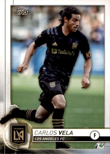 #1 Carlos Vela - Los Angeles FC - 2020 Topps MLS Soccer