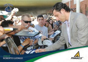 #1 Roberto Luongo - Vancouver Canucks - 2011-12 Panini Pinnacle Hockey