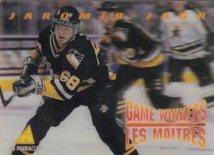 #McD-01 Jaromir Jagr - Pittsburgh Penguins - 1995-96 Pinnacle McDonald's Game Winners Hockey