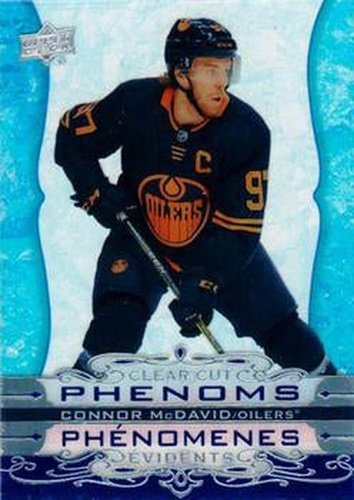#CC-1 Connor McDavid - Edmonton Oilers - 2020-21 Upper Deck Tim Hortons Hockey - Clear Cut Phenoms