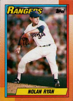 #1 Nolan Ryan - Texas Rangers - 1990 Topps Baseball
