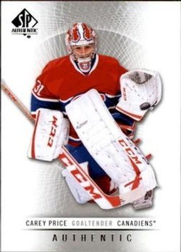 #1 Carey Price - Montreal Canadiens - 2012-13 SP Authentic Hockey